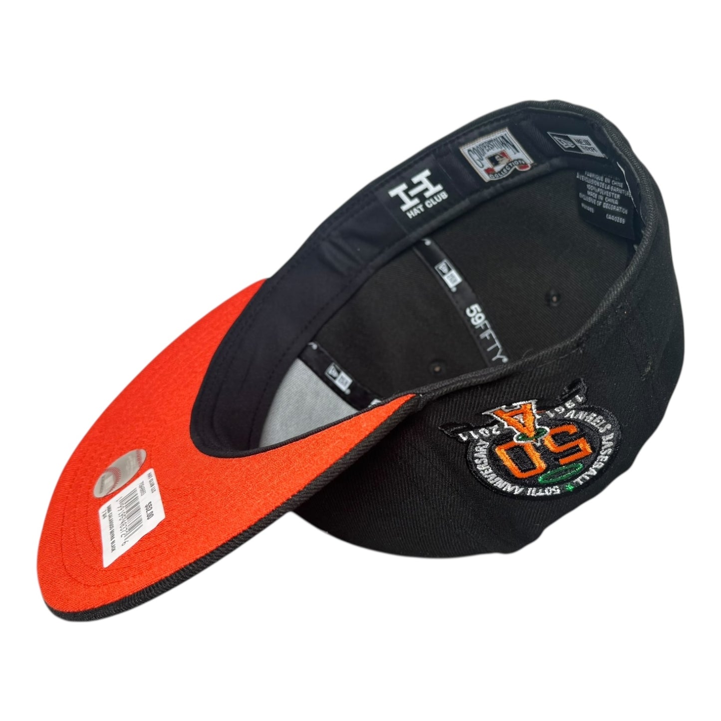 Los Angeles Angels 50th Anniversary Orange UV Hat Club New Era 59Fifty Fitted Hat