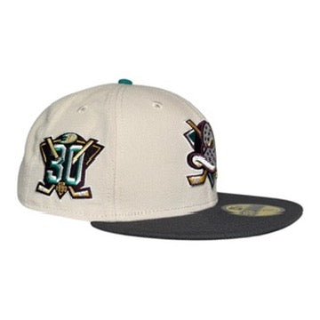 Anaheim Ducks 30th Anniversary Stone Graphite New Era 59Fifty Fitted Hat