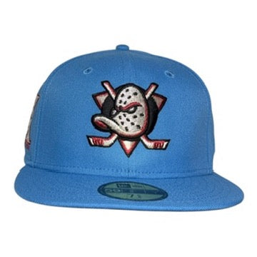 Anaheim Mighty Ducks "Mighty Decade" EST 1993 Airforce Blue New Era 59Fifty Fitted