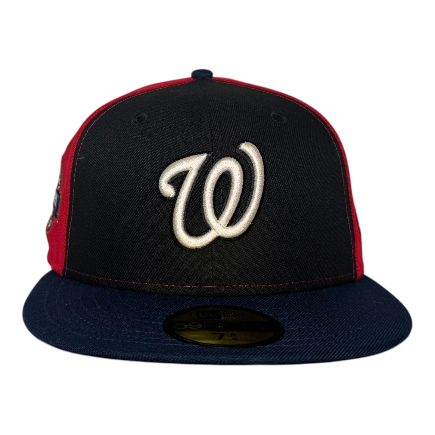 Washington Nationals "RED TAPE" Pinwheel Exclusive New Era 59Fifty Fitted Hat