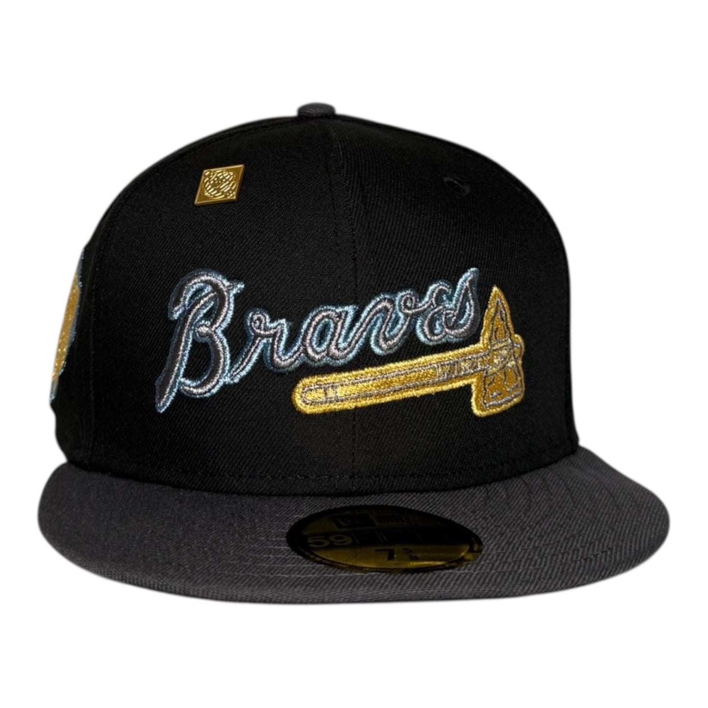 Atlanta Braves 1999 World Series "Ice Flood" Metallic 59Fifty Fitted Hat