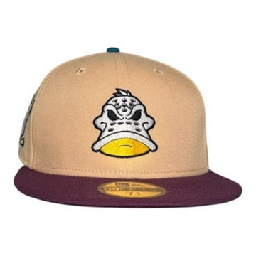 Anaheim Ducks Candied Pecan Plum 2 Tone 30th Anniversary New Era 59Fifty Fitted Hat