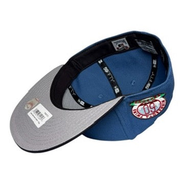 Minnesota Twins Indigo Navy 2 Tone 60th Anniversary New Era 59Fifty Fitted Hat