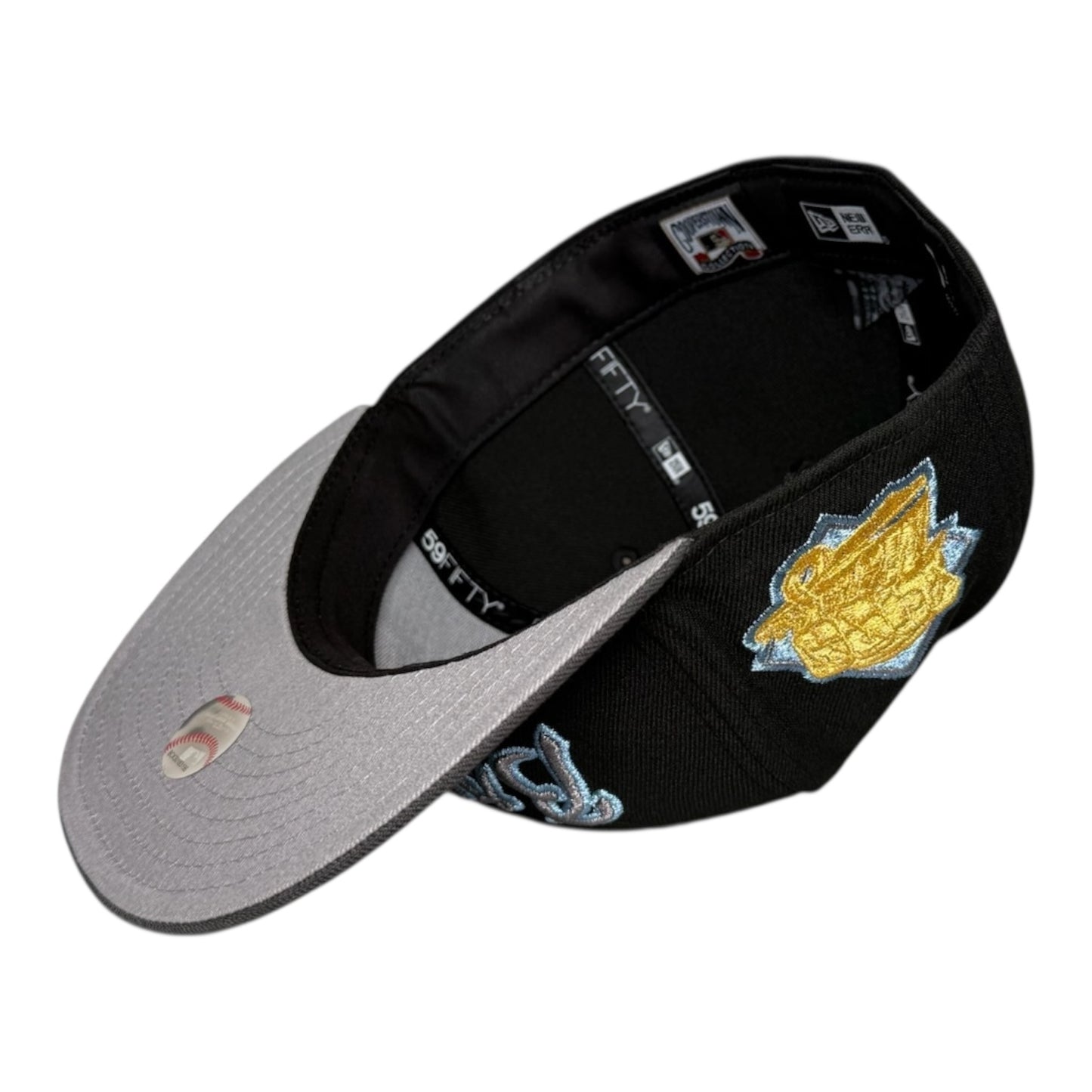 Atlanta Braves 1999 World Series "Ice Flood" Metallic 59Fifty Fitted Hat