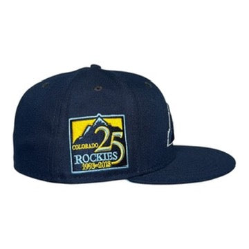 Colorado Rockies 25th Anniversary Hat Club Exclusive New Era 59Fifty Fitted Hat