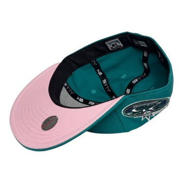 Seattle Mariners 25th Anniversary "Teal Pinky" Hat Club New Era 59Fifty Fitted Hat