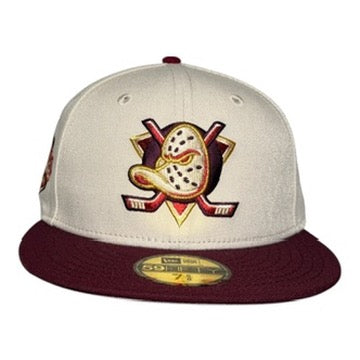 Anaheim Ducks 2007 Stanley Cup Champions Burgundy New Era 59Fifty Fitted Hat