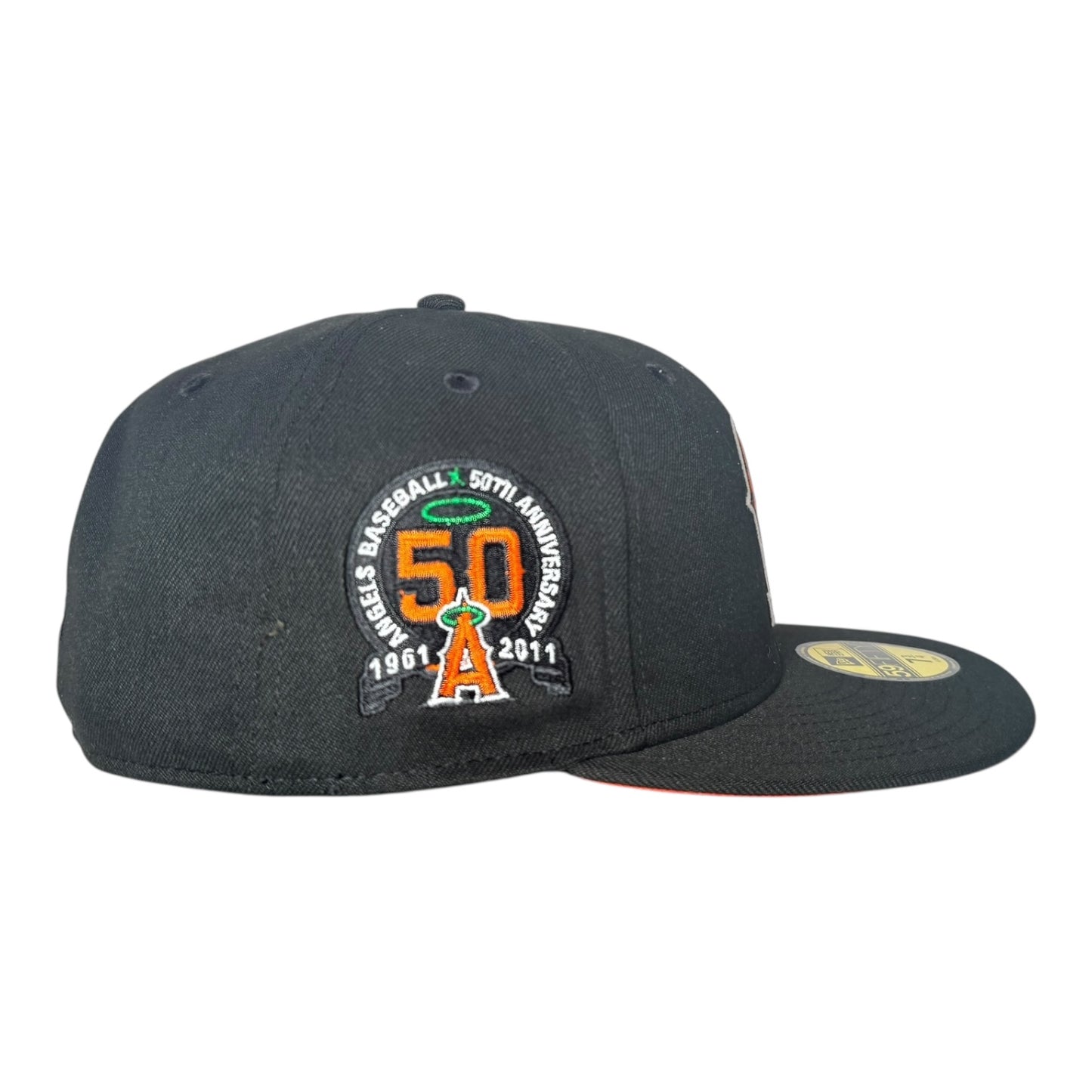 Los Angeles Angels 50th Anniversary Orange UV Hat Club New Era 59Fifty Fitted Hat