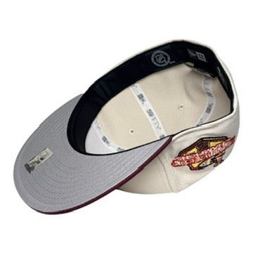 Anaheim Ducks 2007 Stanley Cup Champions Burgundy New Era 59Fifty Fitted Hat