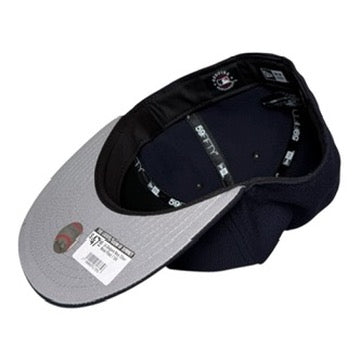 Los Angeles Dodgers Black Silver Metal Logo New Era 59Fifty Fitted Hat