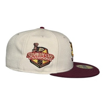 Anaheim Ducks 2007 Stanley Cup Champions Burgundy New Era 59Fifty Fitted Hat