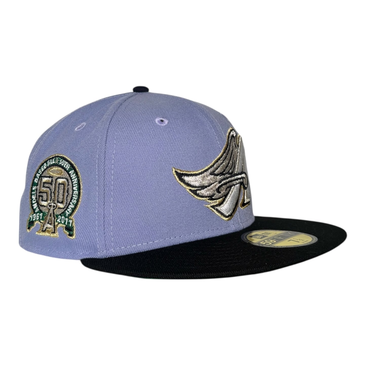 Los Angeles Angels "Grandma's Baby" 50th Anniversary Rushmore New Era 59Fifty Fitted Hat