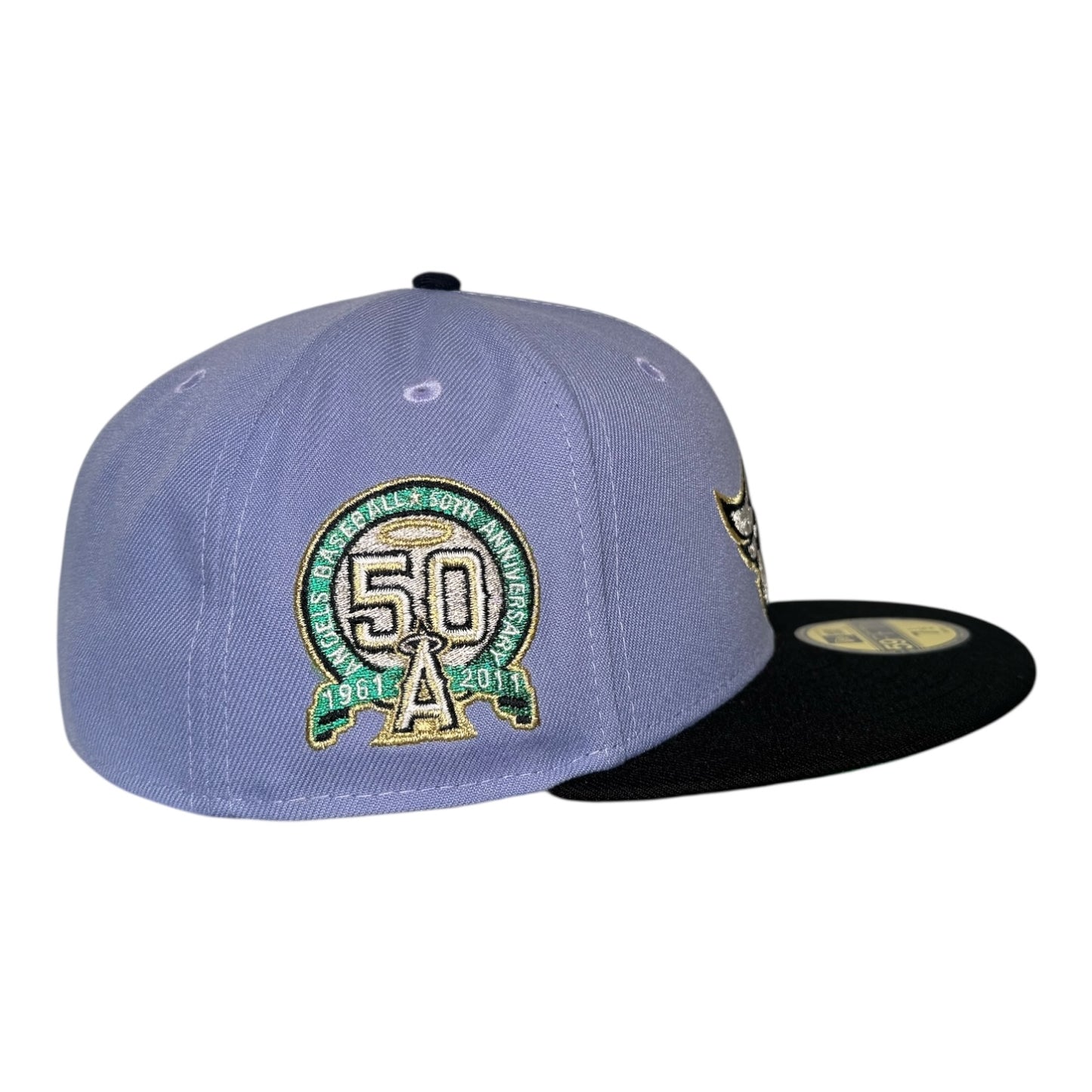 Los Angeles Angels "Grandma's Baby" 50th Anniversary Rushmore New Era 59Fifty Fitted Hat