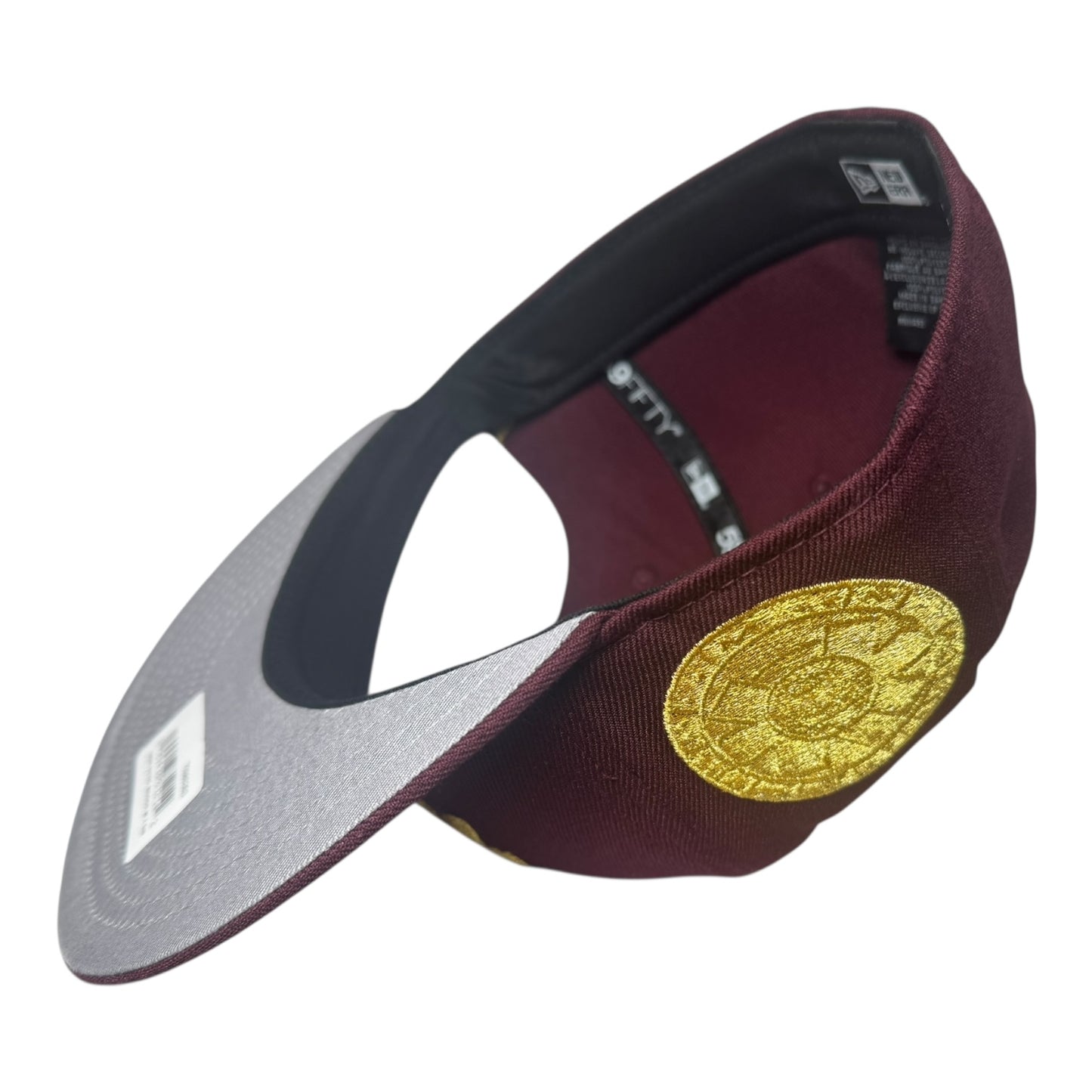 Mexico Aztec Skull Warrior 24K Maroon Prime Edition New Era 59Fifty Fitted