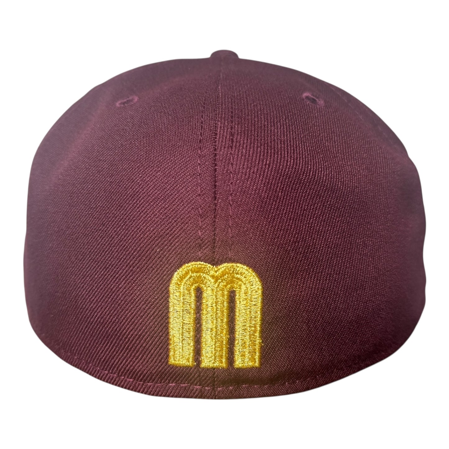Mexico Aztec Skull Warrior 24K Maroon Prime Edition New Era 59Fifty Fitted