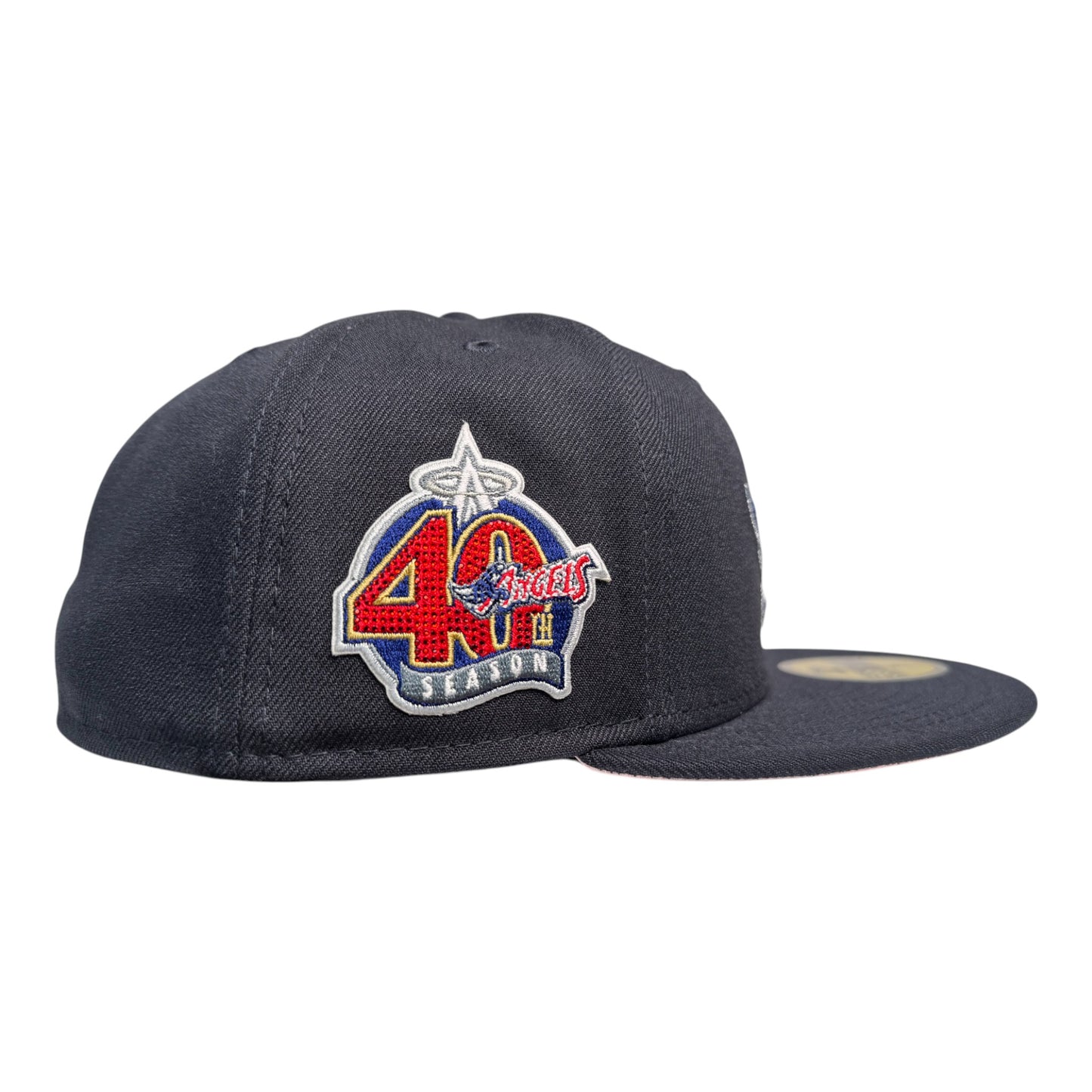 New Era 59Fifty Rhinestone Los Angeles Angels 40th Anniversary Patch Hat