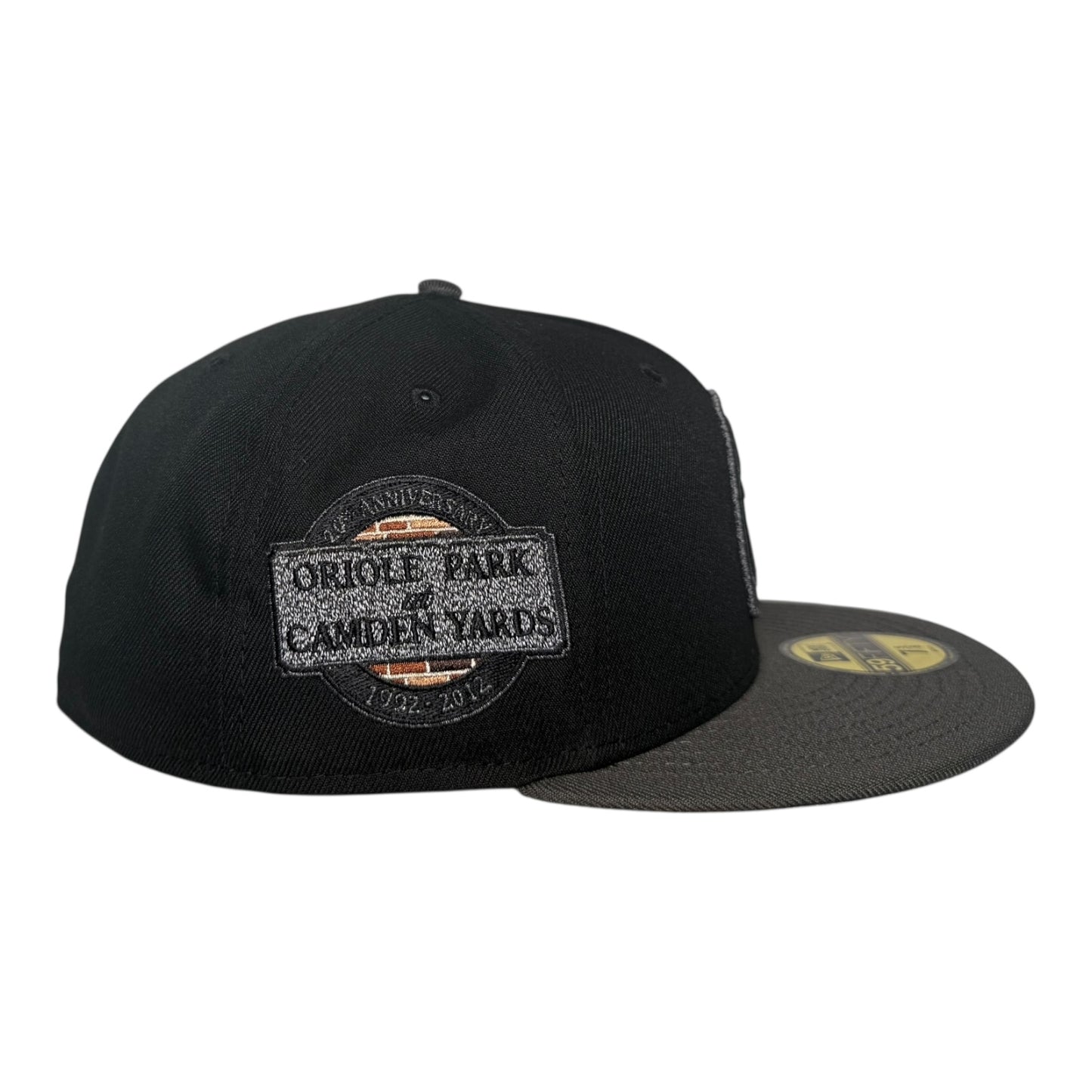 Baltimore Orioles Oriole Park at Camden Yards Reflective Metallic Pearl Hat Club New Era 59Fifty Fitted Hat