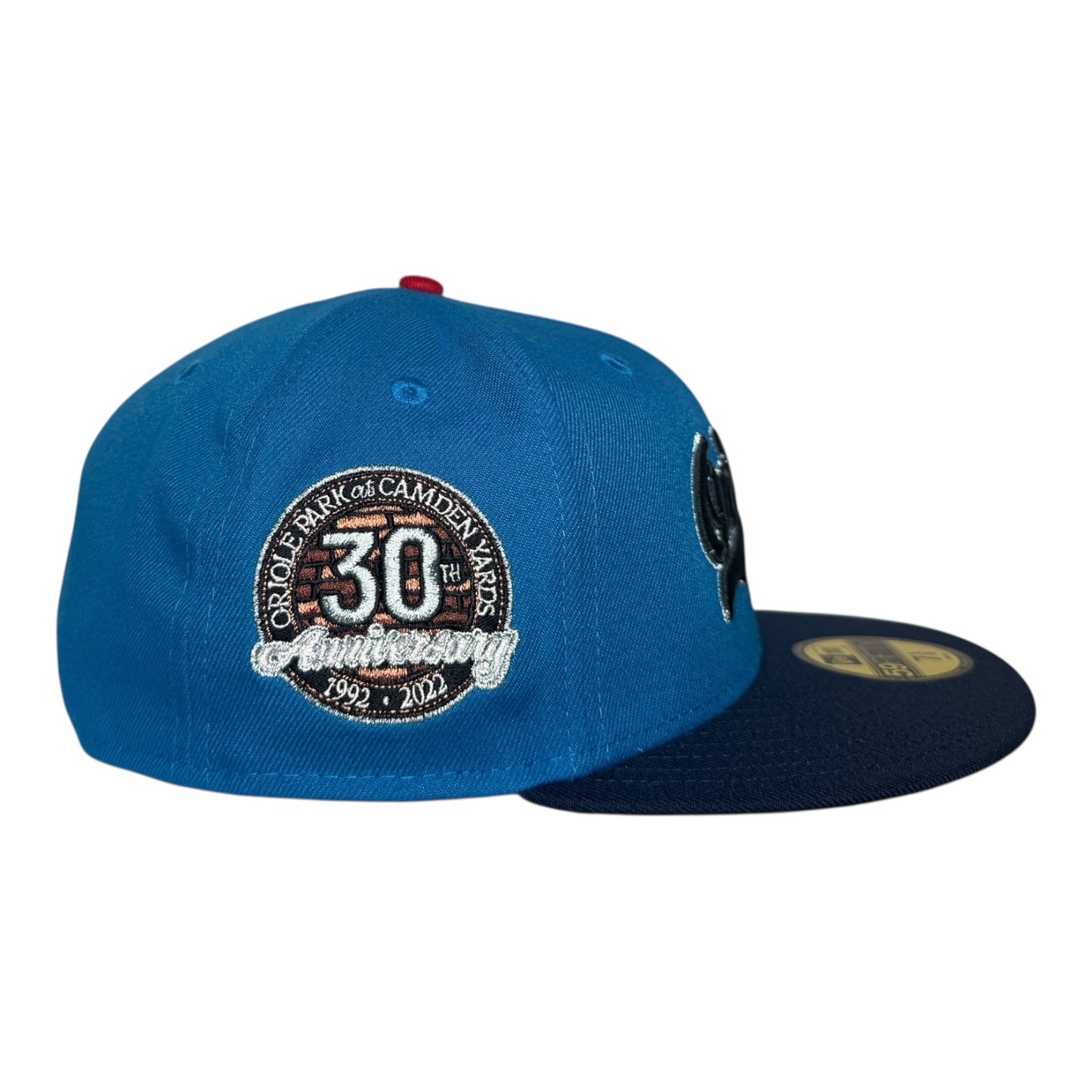 Baltimore Orioles 30th Anniversary Cardinal Blue New Era 59Fifty Fitted Hat