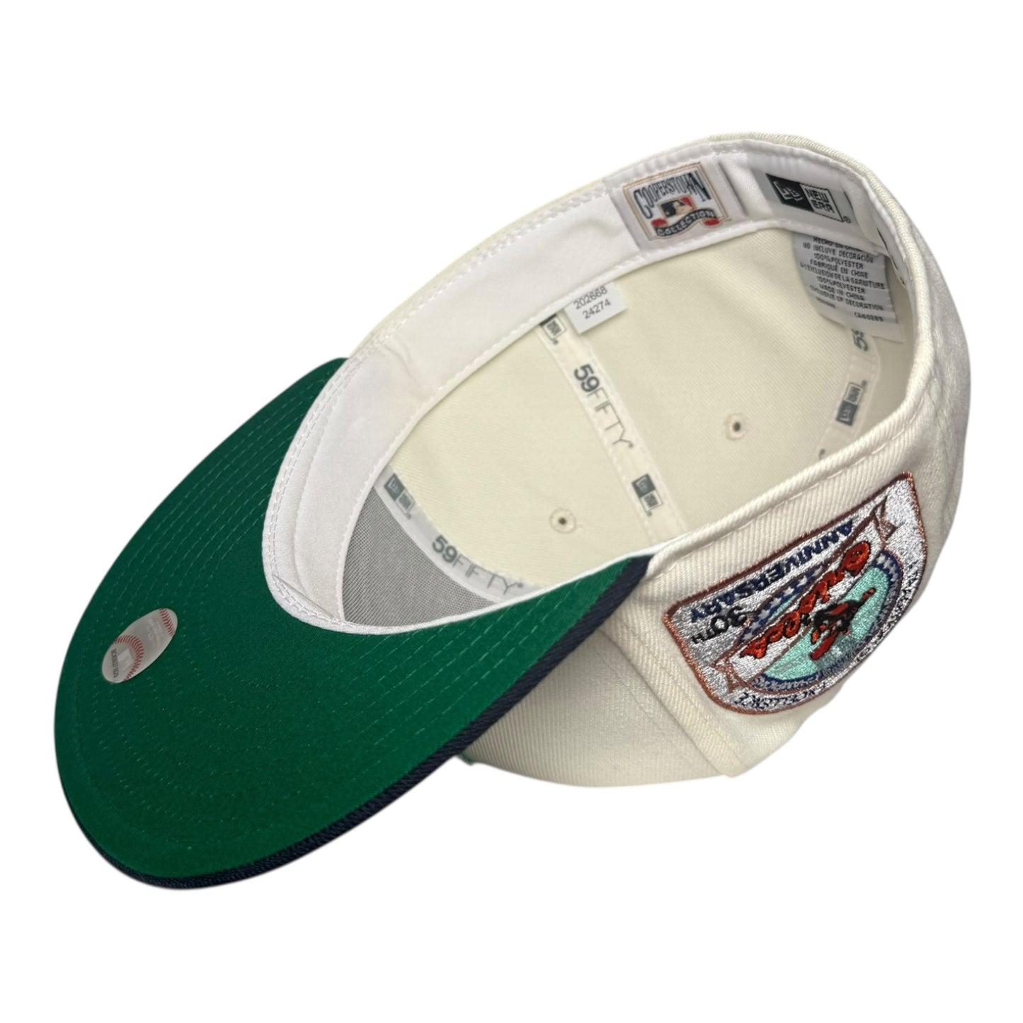 Baltimore Orioles "Harbor Nights" 30th Anniversary New Era 59Fifty Fitted Hat Nightshift/Chrome