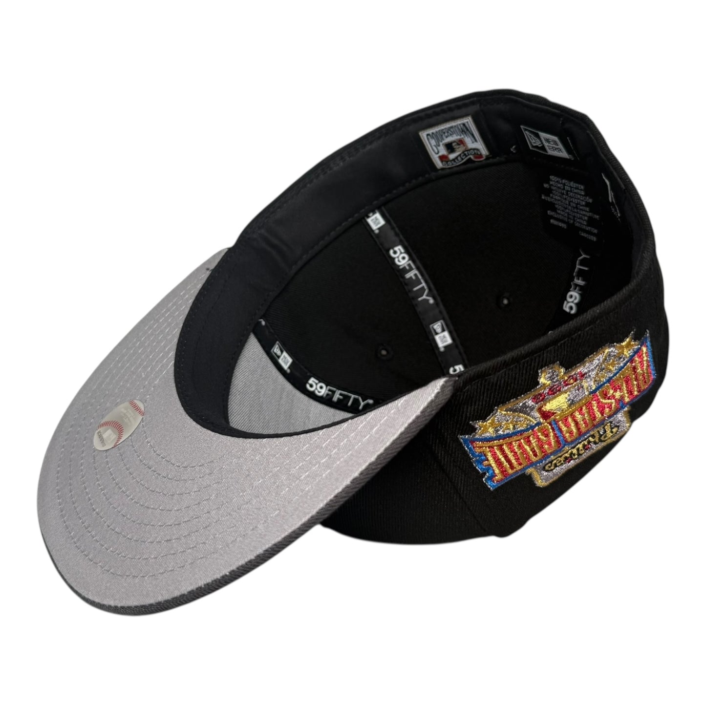 Philadelphia Phillies 1996 All Star Game Black Dark Gray Visor New Era 59Fifty Fitted Hat