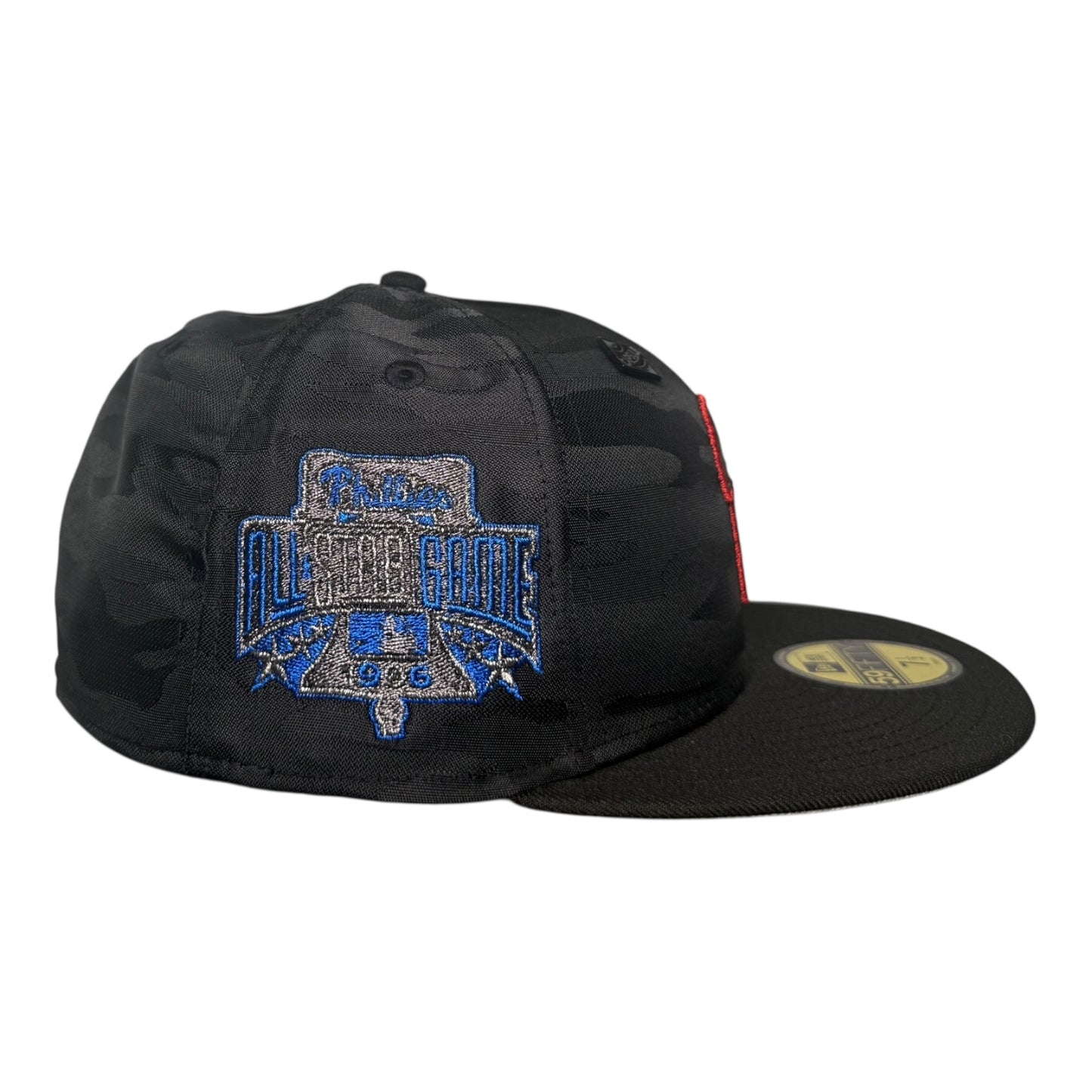 Philadelphia Phillies 1996 All Star Game Black Camo Metallic New Era 59Fifty Fitted Hat