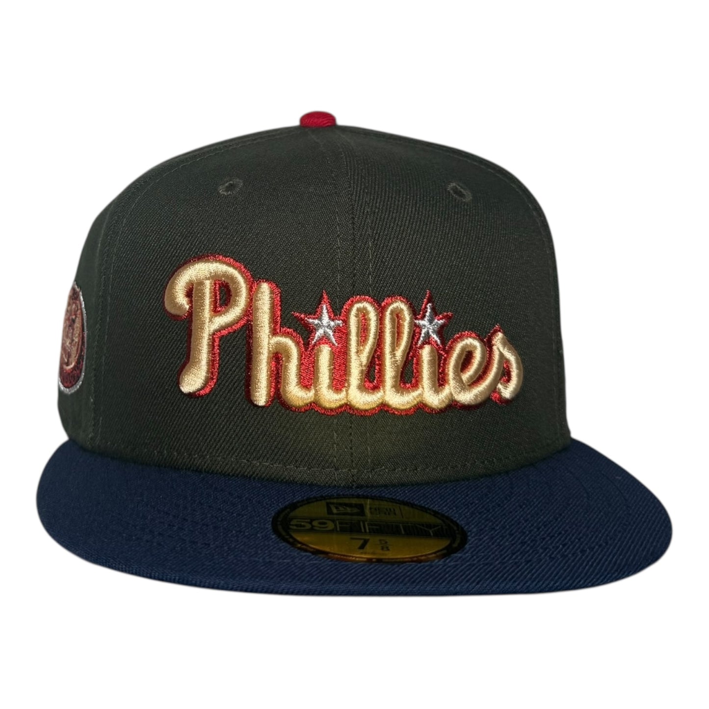 Philadelphia Phillies Inaugural Stadium 2-Tone Seaweed/Oceanside - Grey UV New Era 59Fifty Fitted Hat