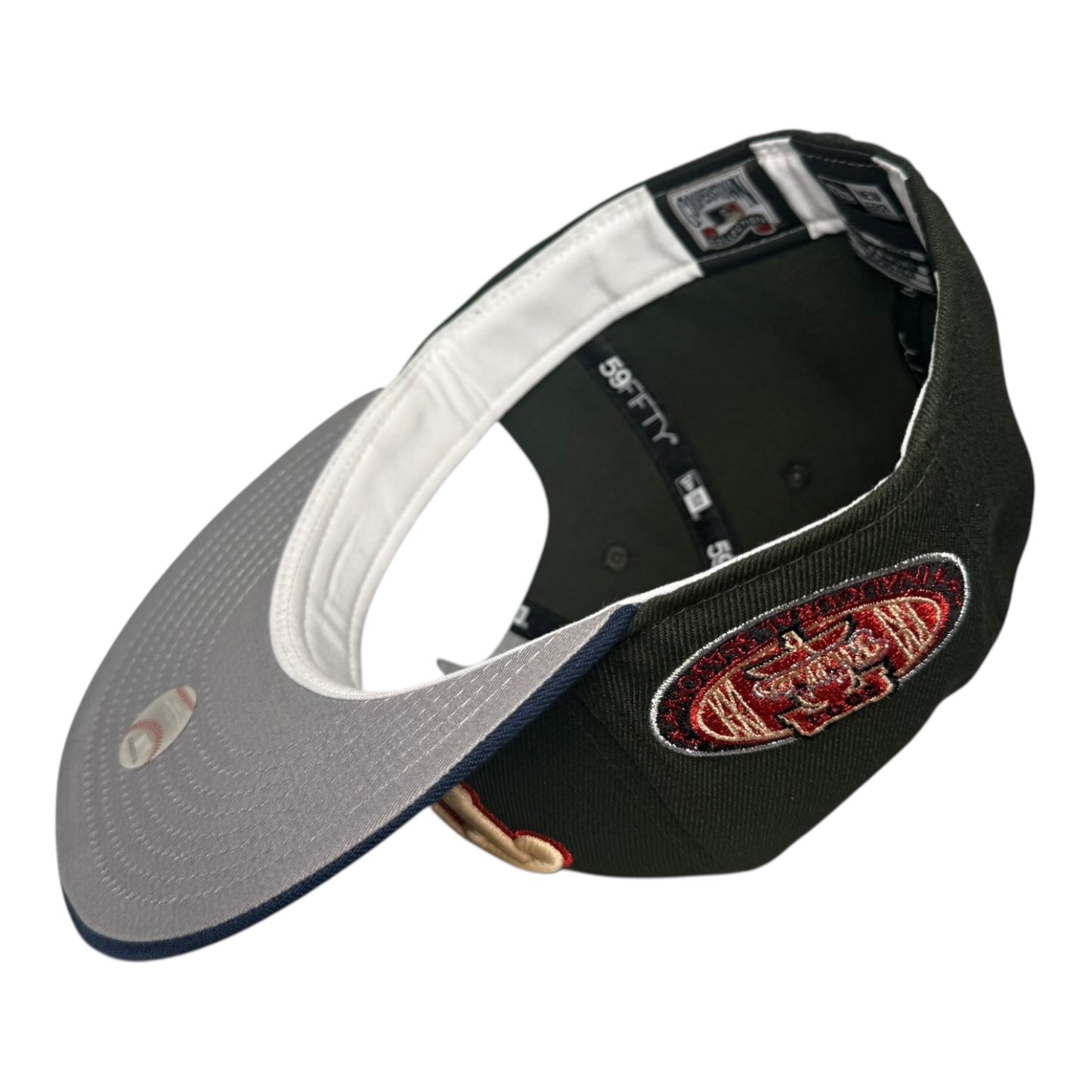 Philadelphia Phillies Inaugural Stadium 2-Tone Seaweed/Oceanside - Grey UV New Era 59Fifty Fitted Hat