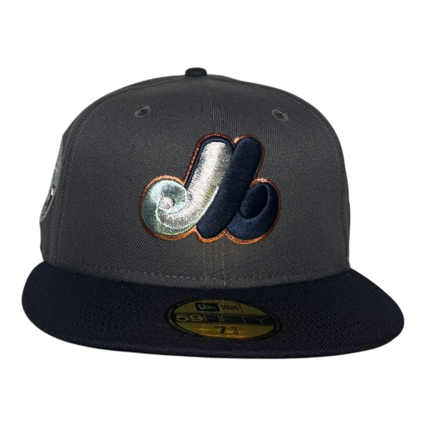 Montreal Expos 35th Anniversary Dark Gray Navy New Era 59Fifty Fitted Hat