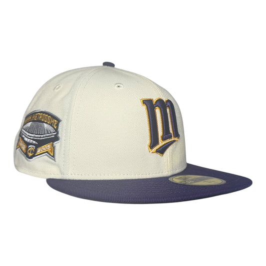 Minnesota Twins NBA Crossover “Cool Fall Fashion" Hat Club New Era 59Fifty Fitted Hat
