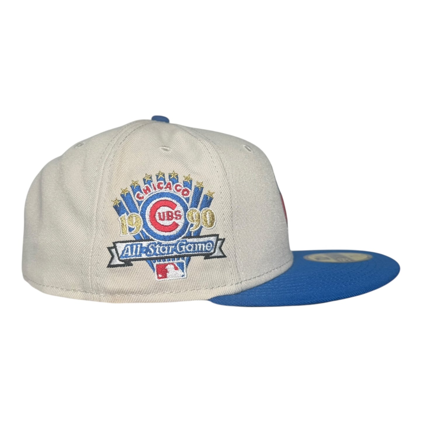 Chicago Cubs “Wave” Two Tone Stone 1990 ASG Hat Club New Era 59Fifty Fitted Hat