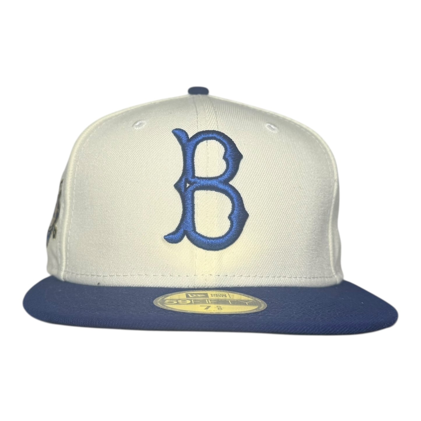 Brooklyn Dodgers Jackie Robinson White Dome Hat Club New Era 59Fifty Fitted Hat