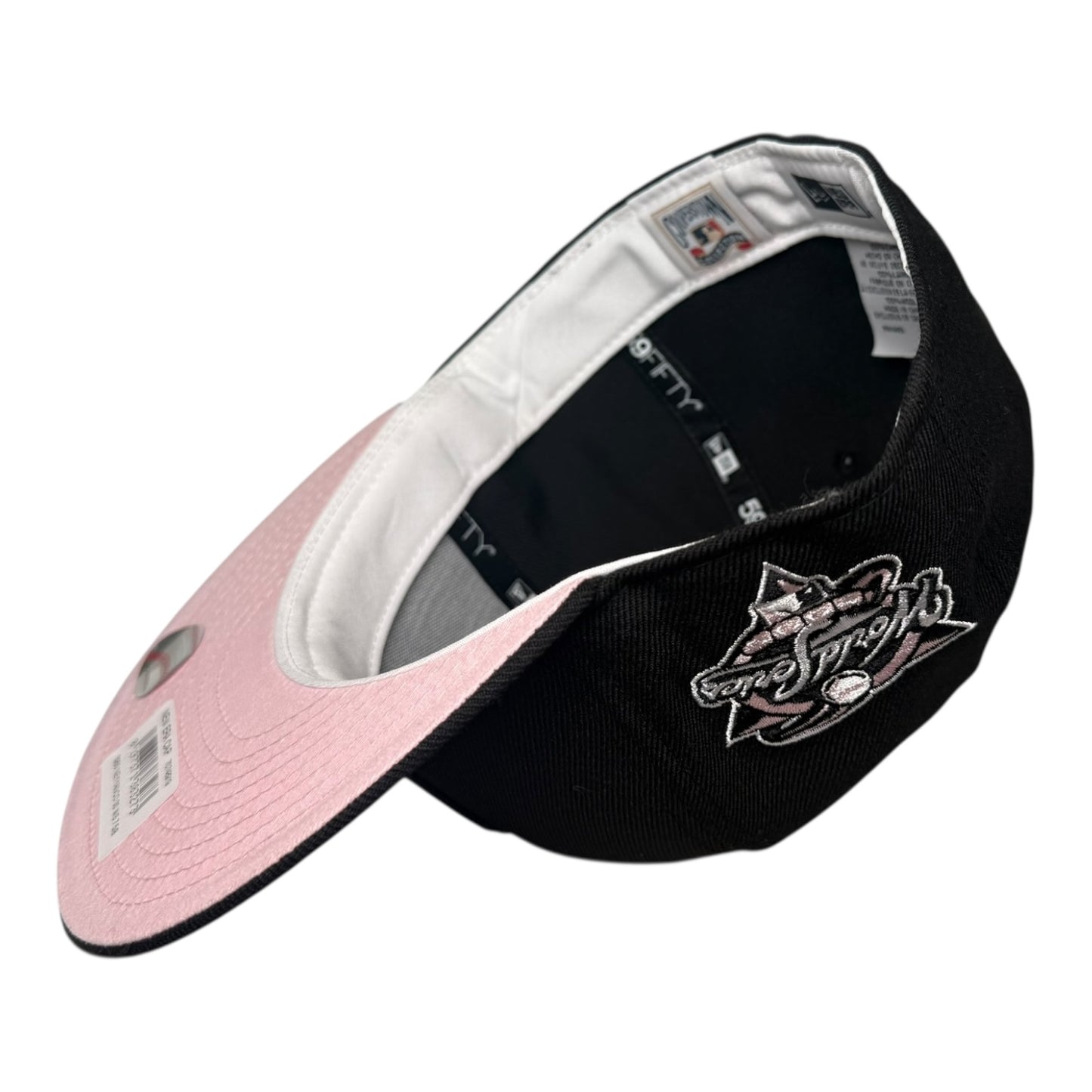 New York Yankees 2000 World Series New Era 59Fifty Fitted Hat Pink UV