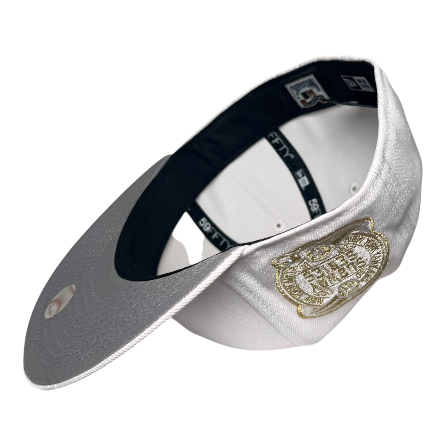 New York Yankees Subway Series Metal Logo New Era 59Fifty Fitted Hat