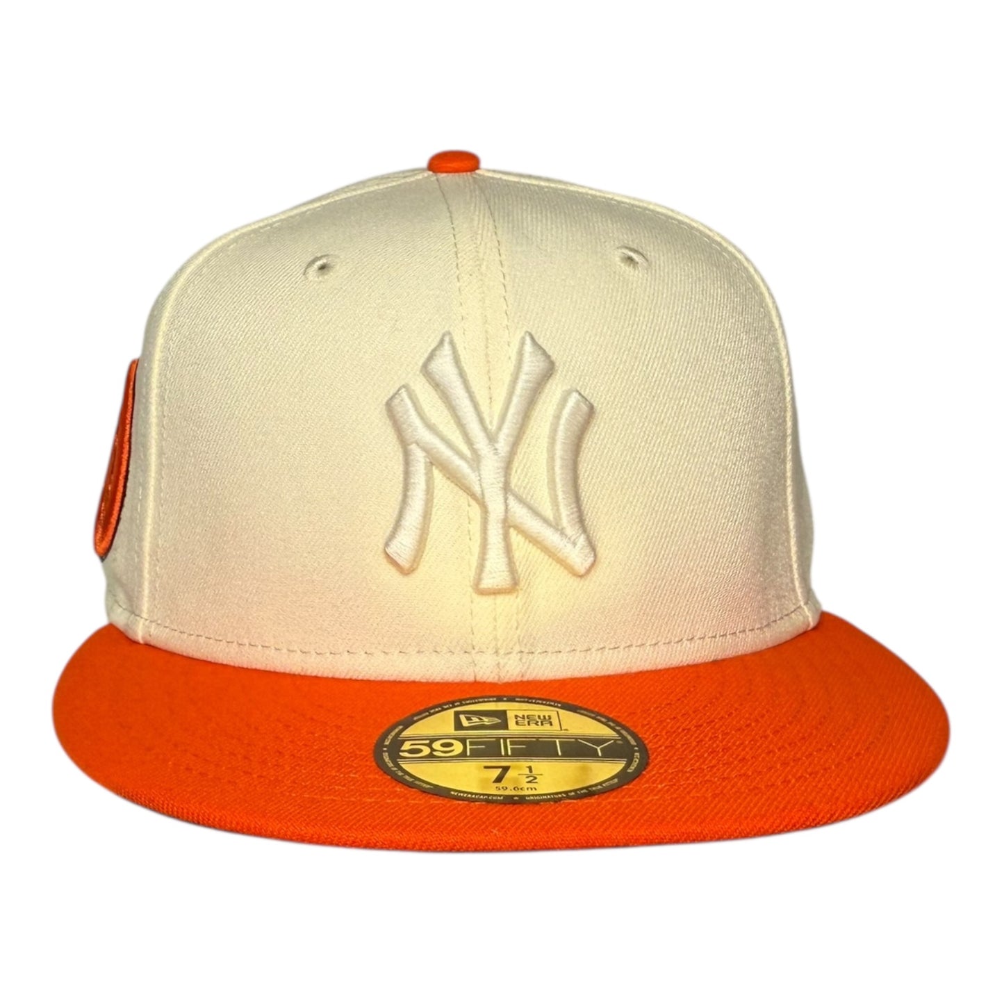 New York Yankees "Parks Department" Homegame NYC New Era 59Fifty Fitted Hat Chrome White/Rush Orange