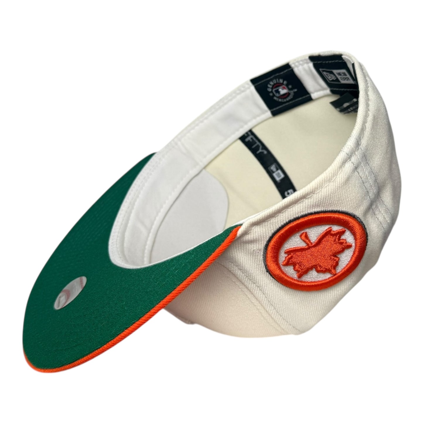 New York Yankees "Parks Department" Homegame NYC New Era 59Fifty Fitted Hat Chrome White/Rush Orange