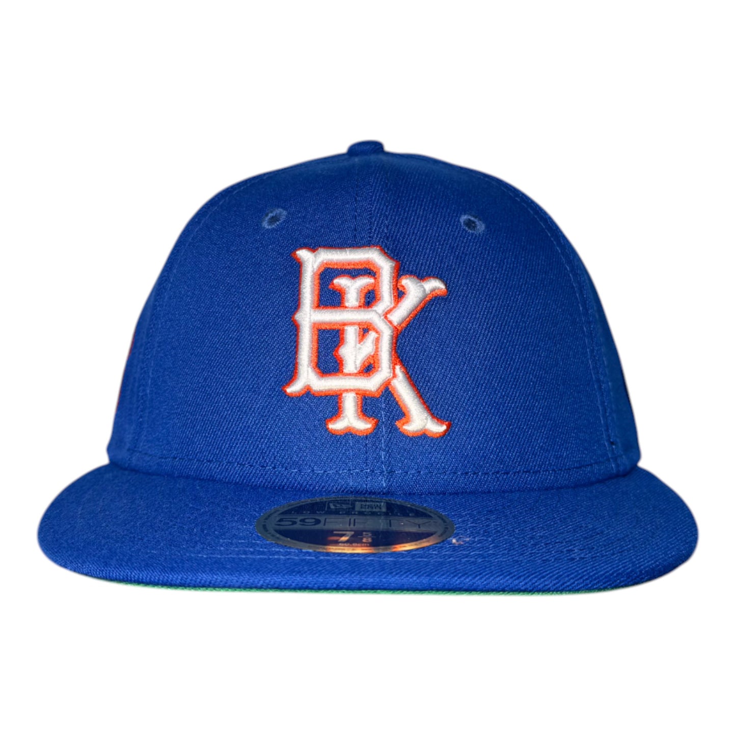 Brooklyn Cyclones Calming Blue Leon in the Lab 1986 WS Patch Gray UV 59FIFTY Low Profile Fitted Hat