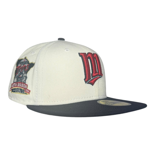 Minnesota Twins White Dome Hat Club New Era 59Fifty Fitted Hat