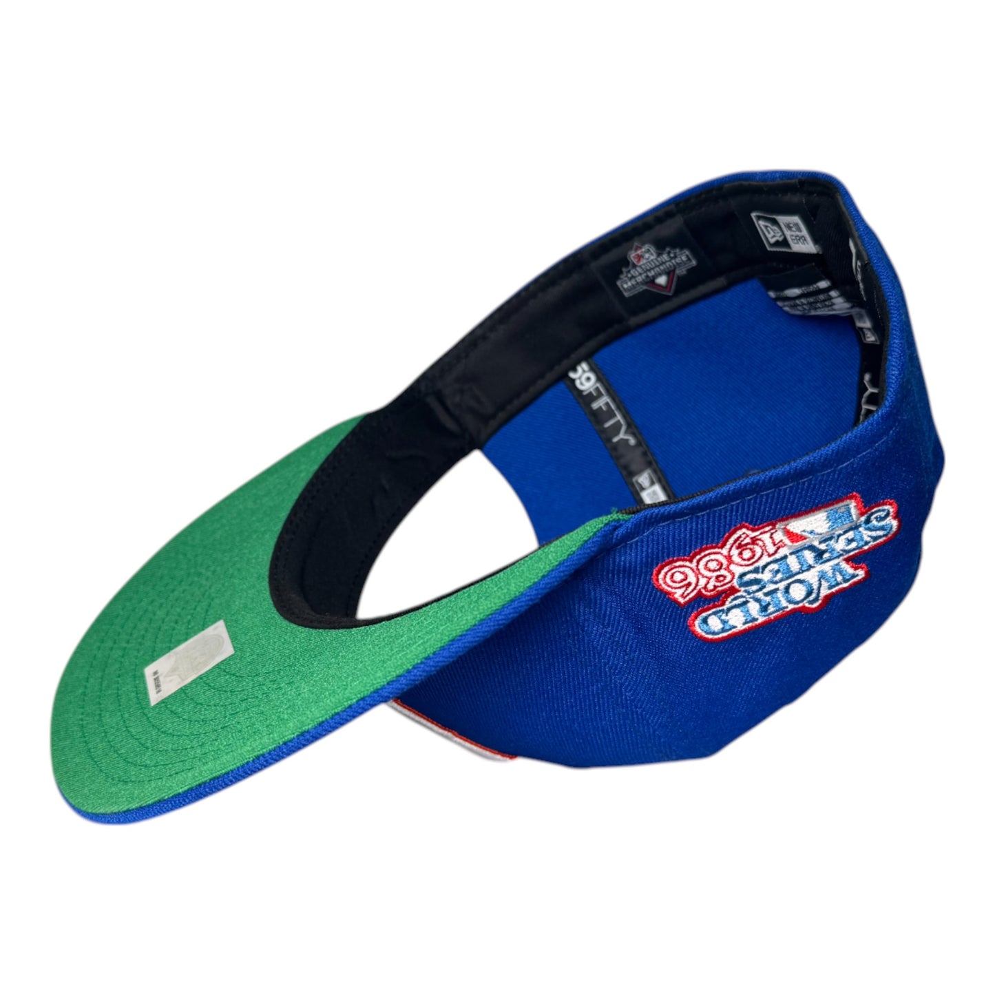 Brooklyn Cyclones Calming Blue Leon in the Lab 1986 WS Patch Gray UV 59FIFTY Low Profile Fitted Hat