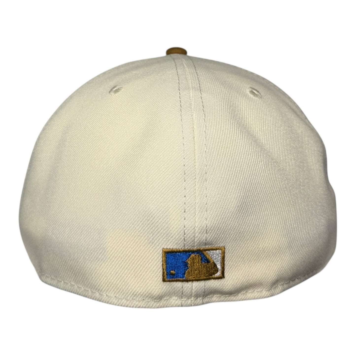 New York Yankees 1998 World Series New Era 59Fifty Fitted Hat Chrome White Metallic Gold Visor