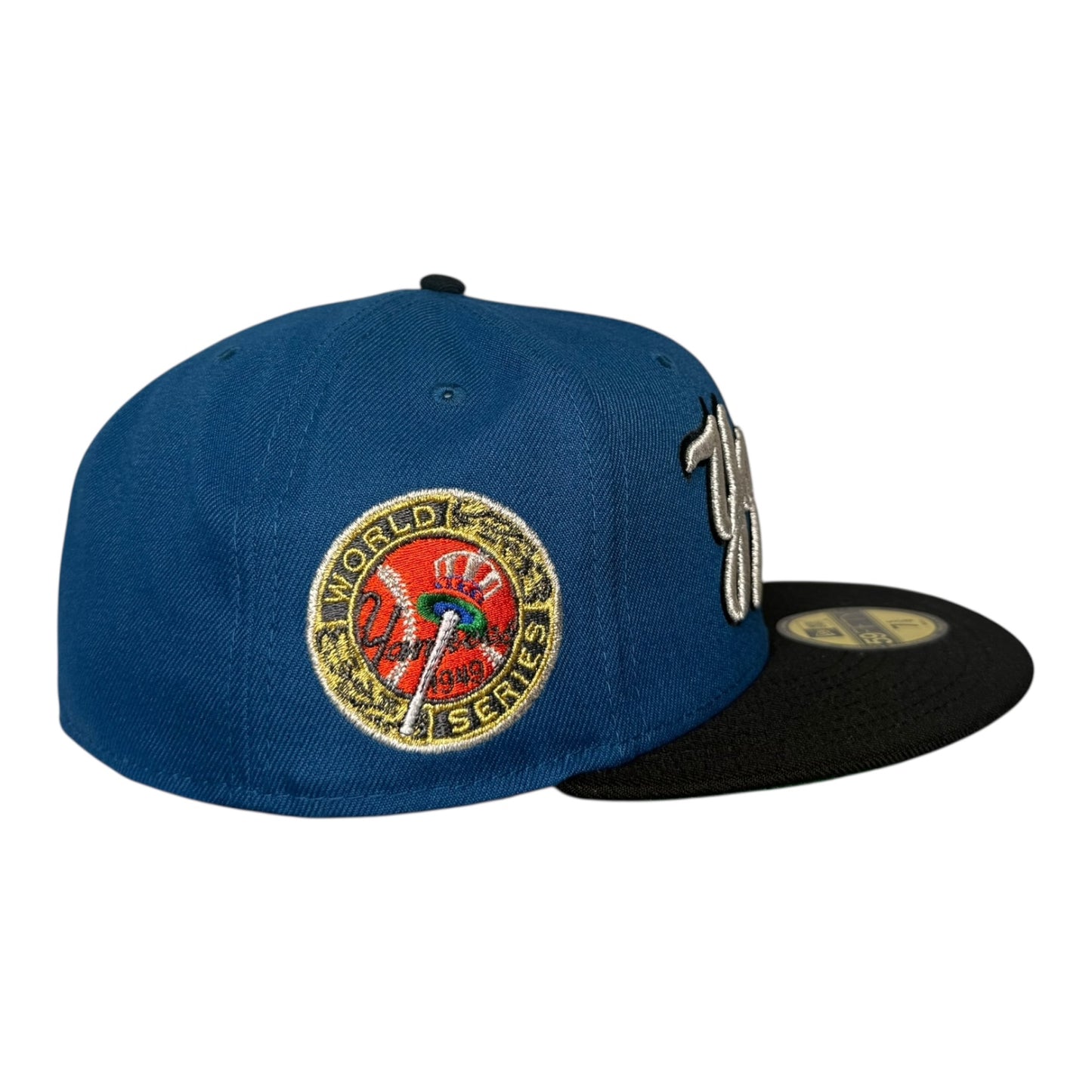New York Yankees 1949 World Series Homegame NYC New Era 59Fifty Fitted Hat Seashore Blue/Black