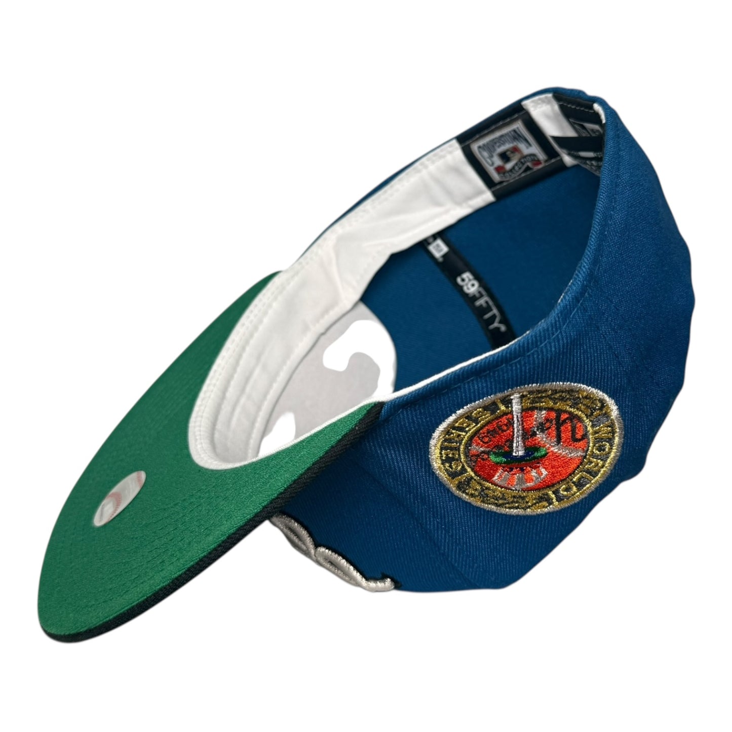 New York Yankees 1949 World Series Homegame NYC New Era 59Fifty Fitted Hat Seashore Blue/Black