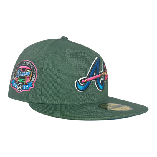 Atlanta Braves "Peacock Pack" Hat Club Exclusive New Era 59Fifty Fitted Hat
