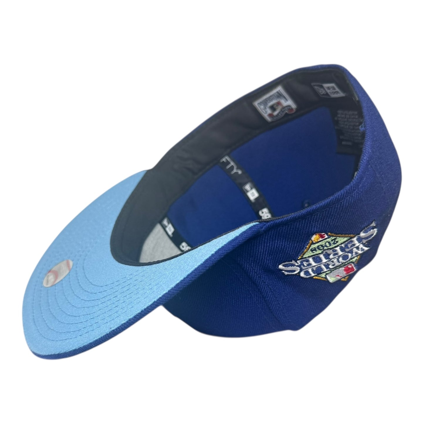 Philadelphia Phillies 2008 World Series Icy UV Hat Club New Era 59Fifty Fitted Hat