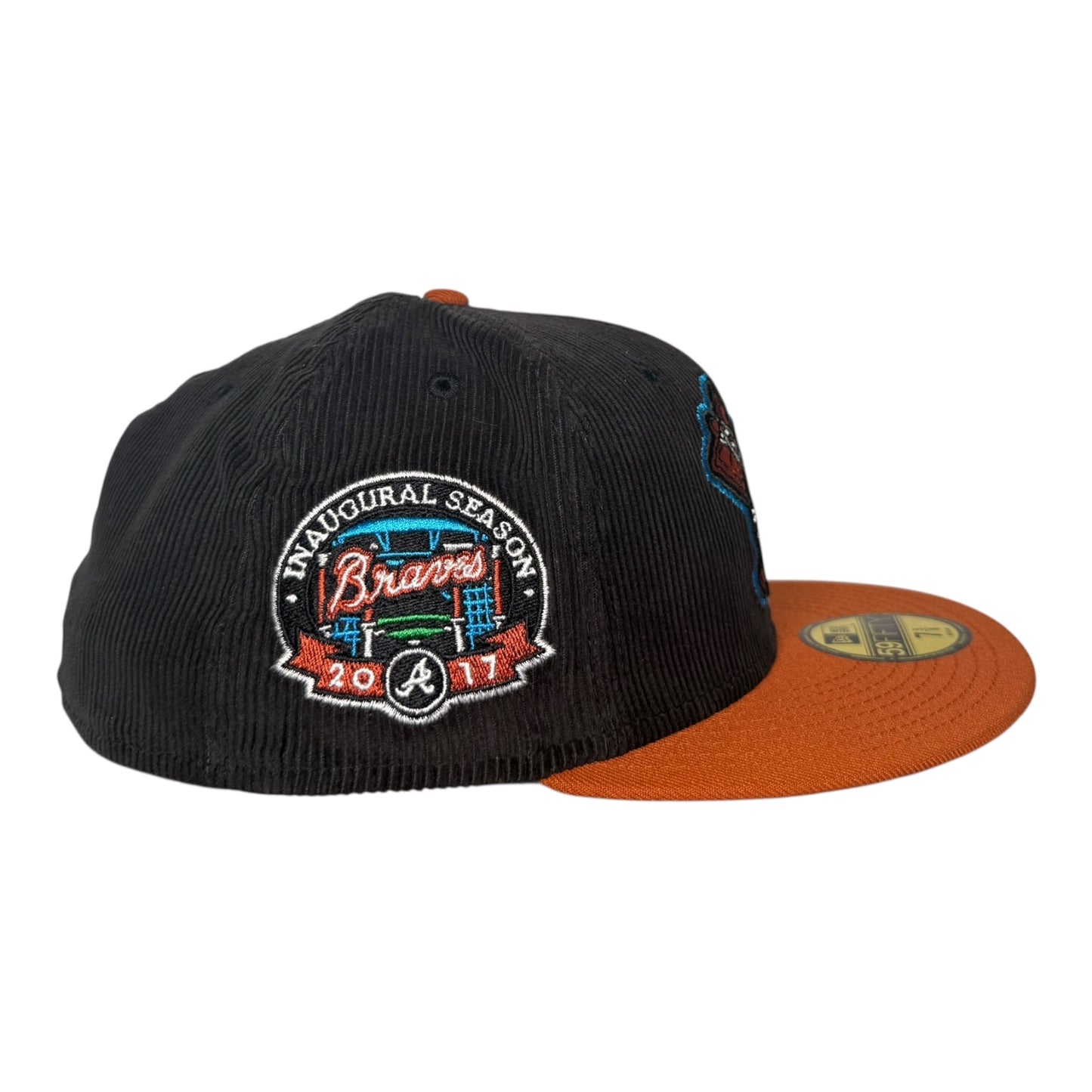 Atlanta Braves Corduroy 2017 Inaugural Season New Era 59Fifty Fitted Hat