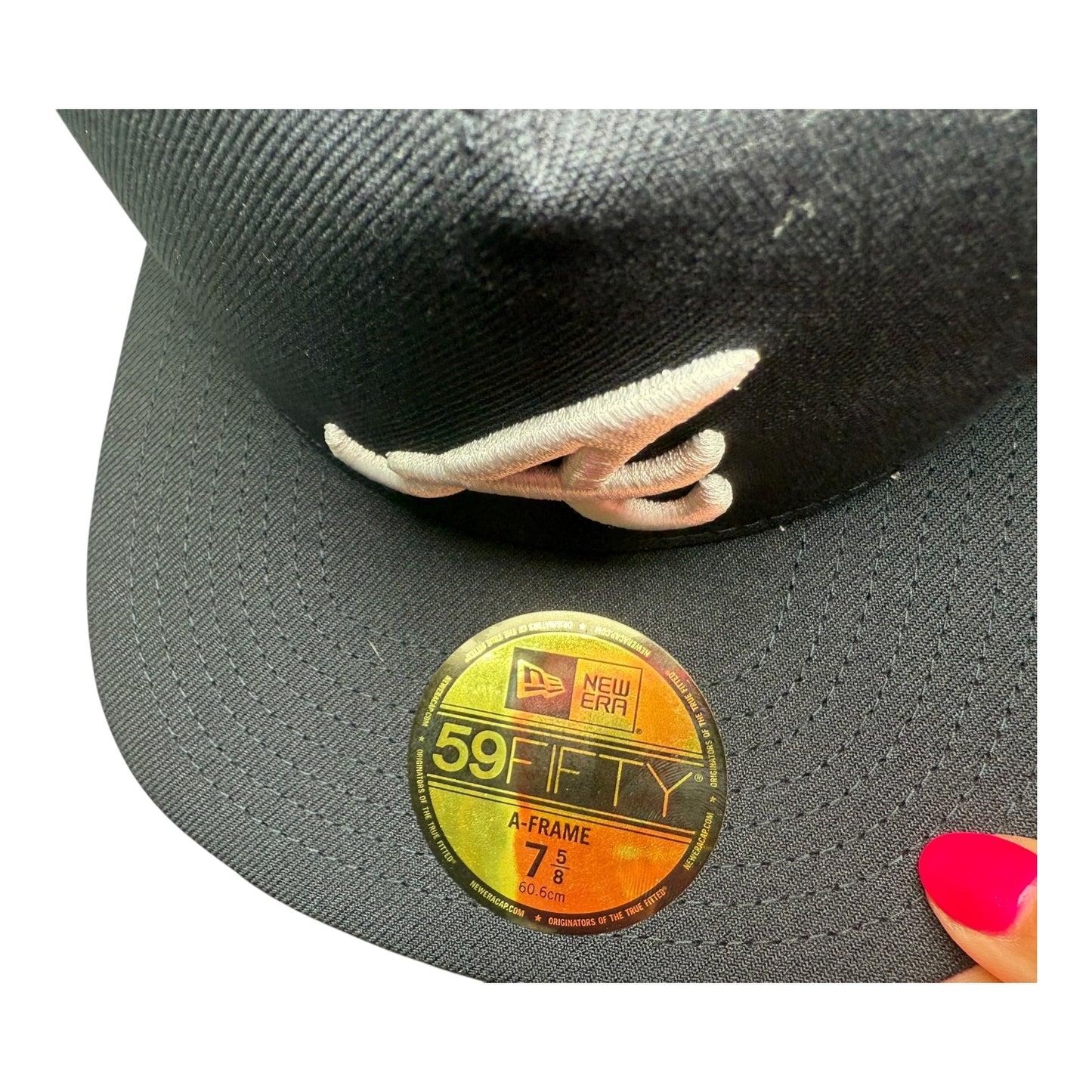 Atlanta Braves New Era A Frame 59Fifty Fitted Hat