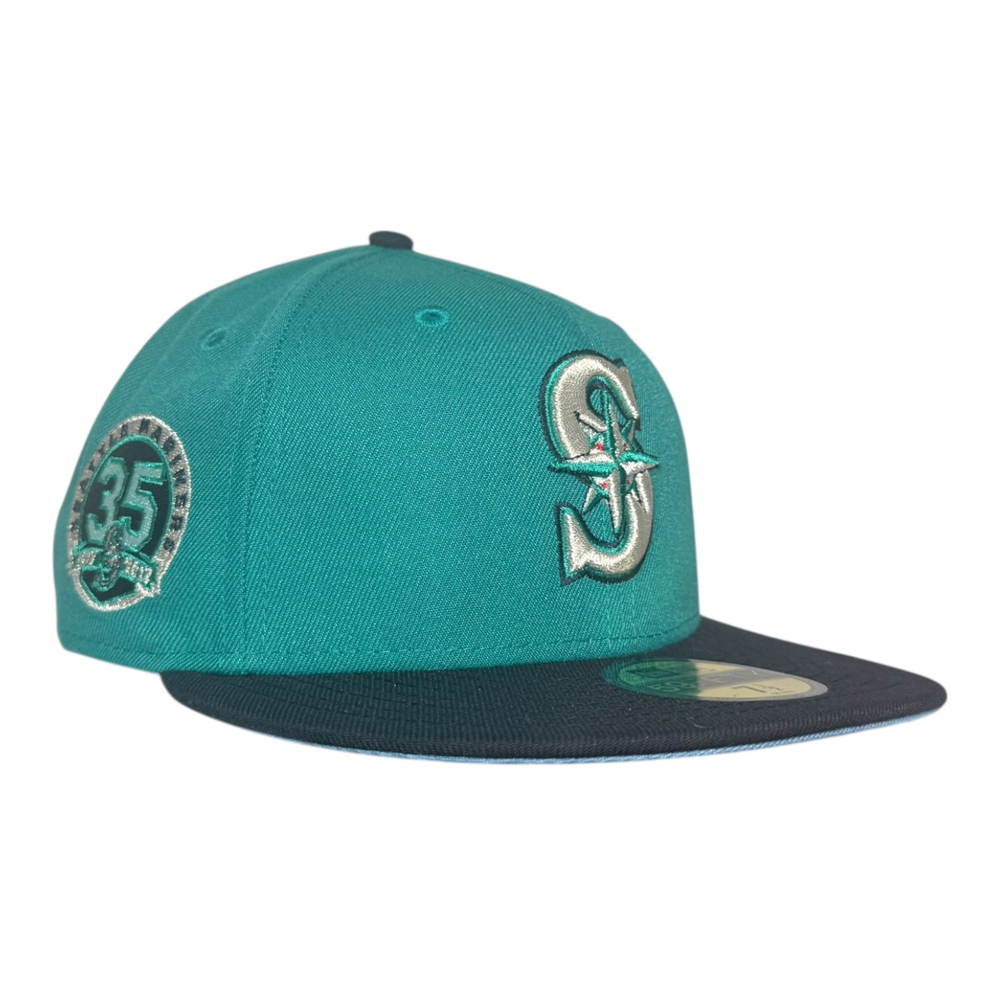 Seattle Mariners 35th Anniversary Icy UV Hat Club New Era 59Fifty Fitted Hat