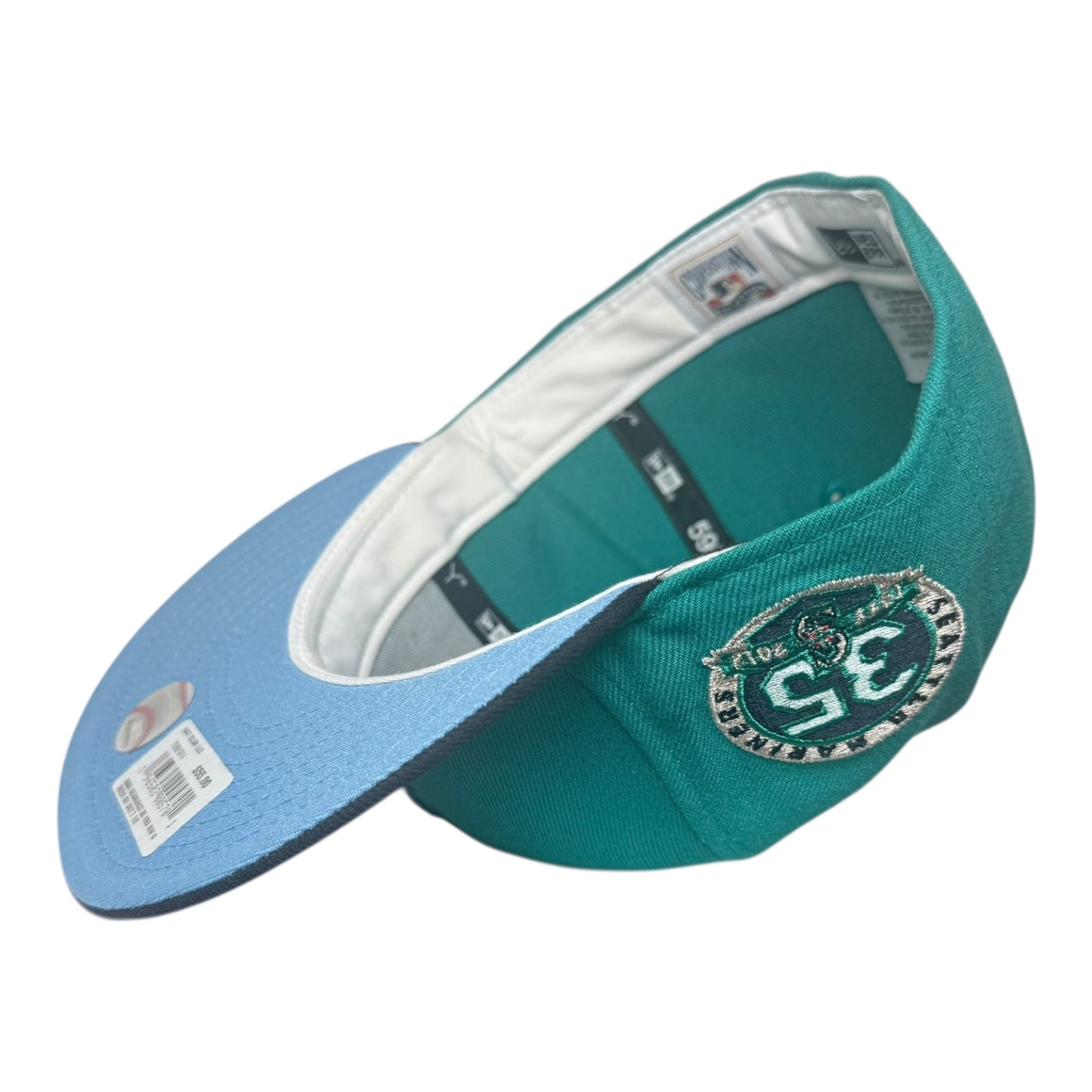 Seattle Mariners 35th Anniversary Icy UV Hat Club New Era 59Fifty Fitted Hat