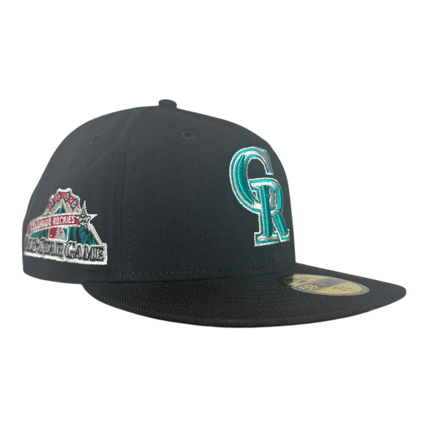 Colorado Rockies "Emerald Bay" 1998 All Star Game Hat Club New Era 59Fifty Fitted Hat