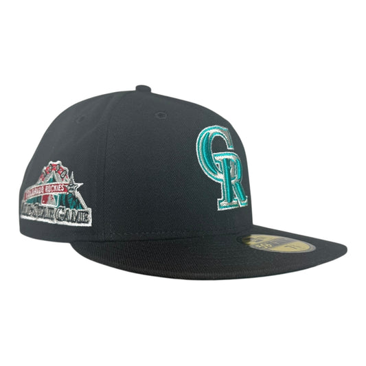 Colorado Rockies "Emerald Bay" 1998 All Star Game Hat Club New Era 59Fifty Fitted Hat