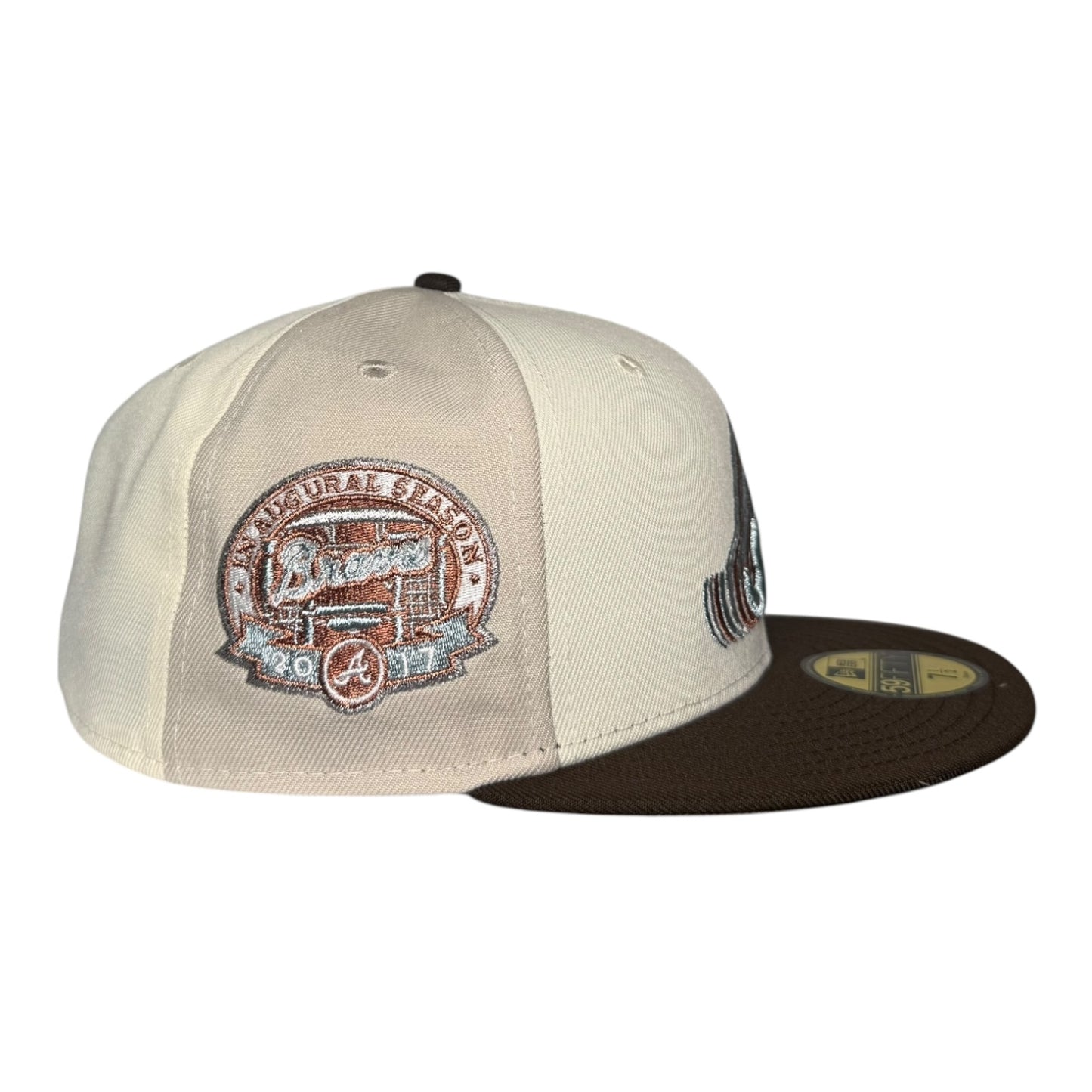Atlanta Braves 2017 Inaugural Season "Metallic Pinwheel" New Era 59Fifty Fitted Hat